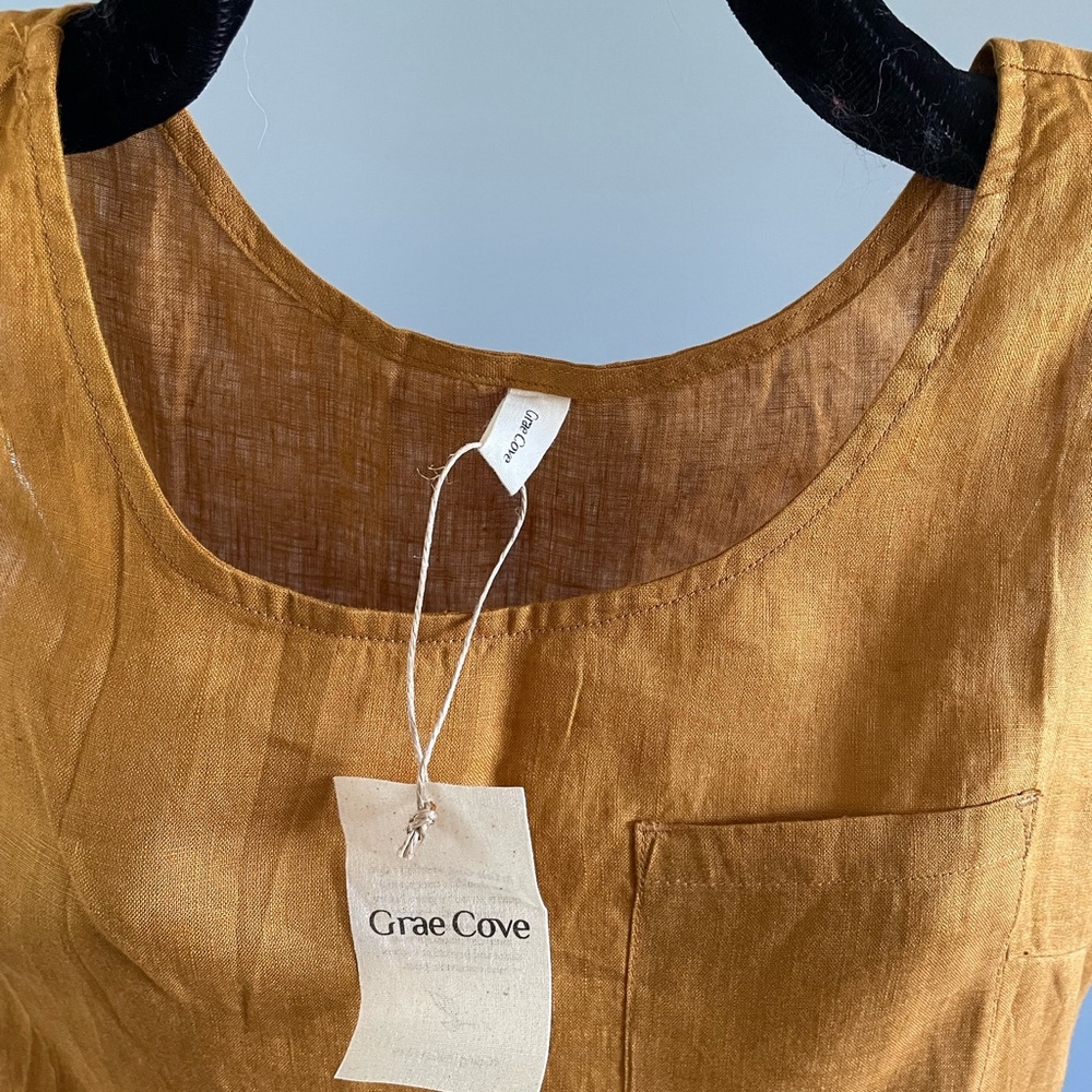 Grae Cove linen dress SZ M NWT - Picture 2 of 2